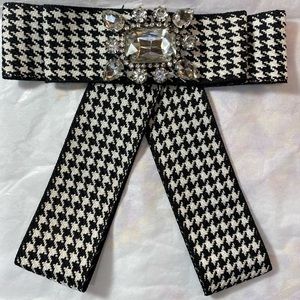 big bow with rhinestones